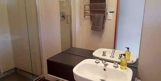 waterfront family unit bathroom